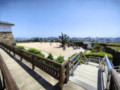 The upper floor of Himeji